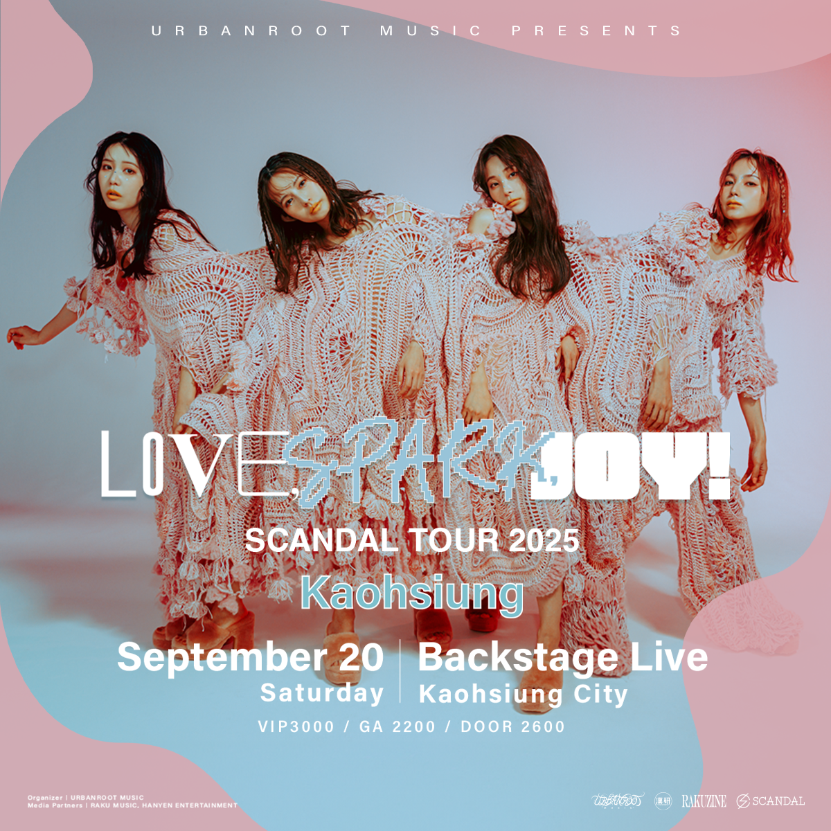 SCANDAL TOUR 2025 "LOVE, SPARK, JOY!" in KAOHSIUNG