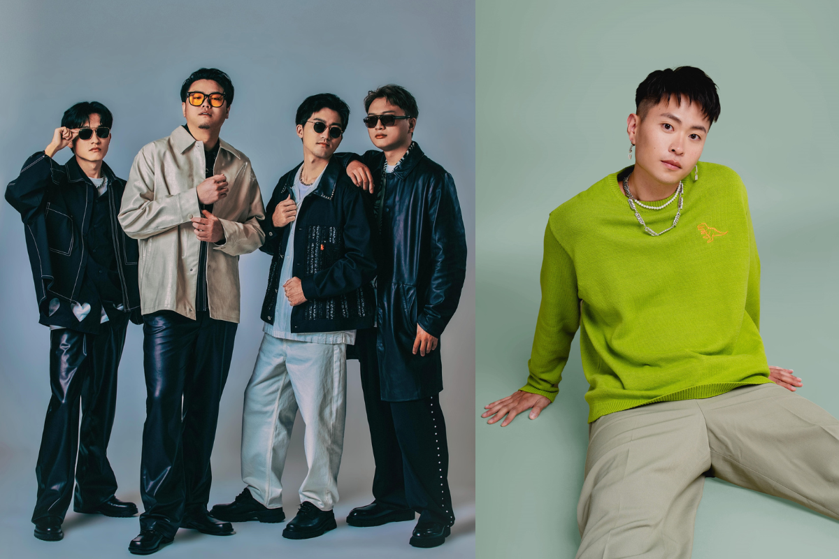 《就喝CHILL派對：泰精選》演出卡司- icyball冰球樂團（圖左）、貝斯手出身的R&B創作歌手LINION（圖右）