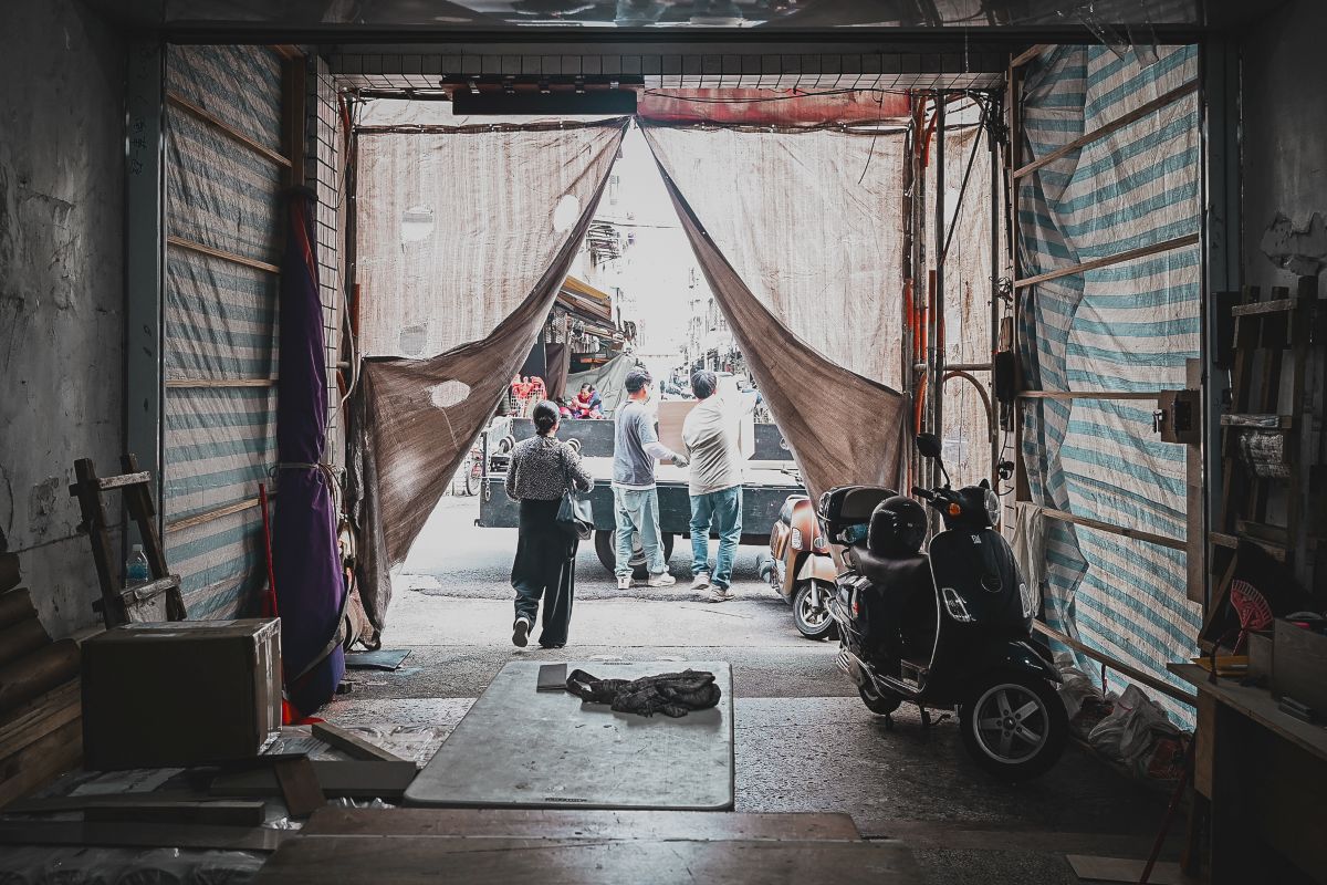 （淺動錄音室 MicroMovement Studio 施工照。Photo by Irene Liao。照片提供：言午設計）