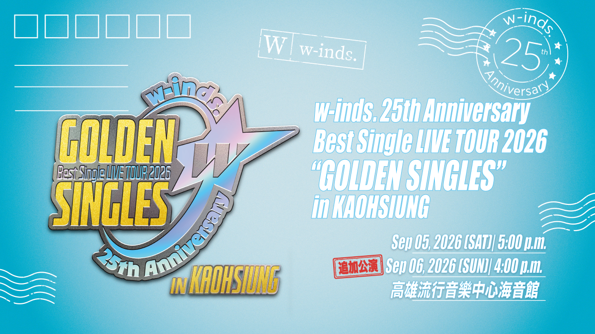 w-inds. LIVE TOUR 2026 “GOLDEN SINGLES”